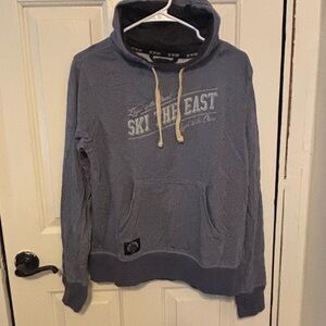 Ski the East Women's Blue Hoodie